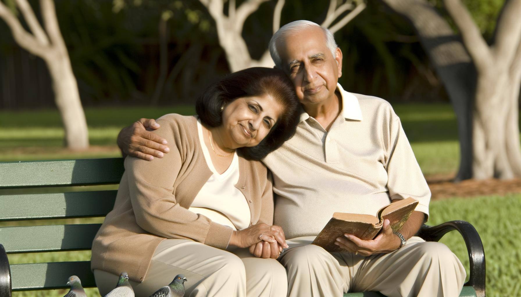 retired couple